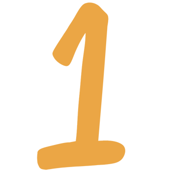 Bold number 1 png