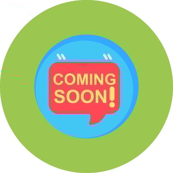Coming Soon Bold Frame Object vector