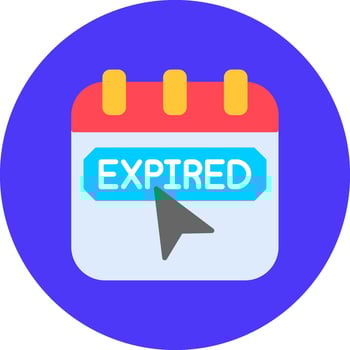 Expired Sleek UX Block vector