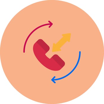 Phone Call Creative UX Module vector