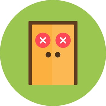 Close Door HighTech Grid Unit vector