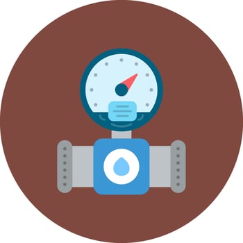 Pressure Sensor Creative UX Stamp vector