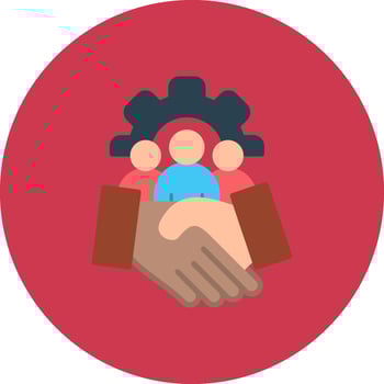 Team Digital UX Symbol vector