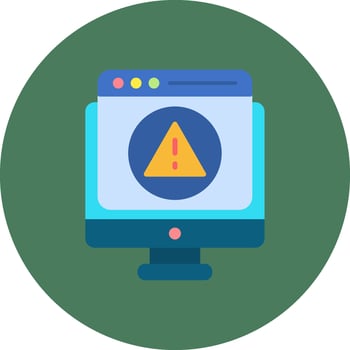 Error Smart Frame Piece vector