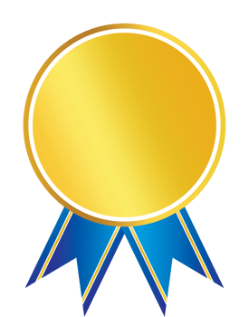 Gold Medal Representing Achievement png