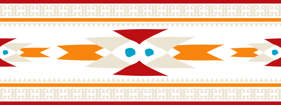 Navajo ethnic tribal border with aztec oriental pattern. png