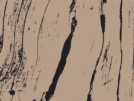 Abstract textured background with organic black lines and splatters on a muted tan canvas silhouette vector