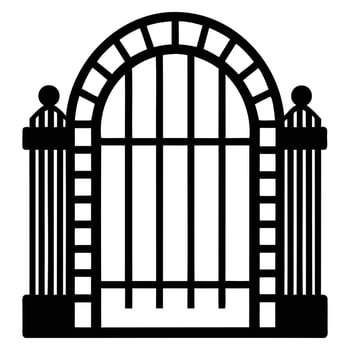 Minimalist Gate Vectors Graphics