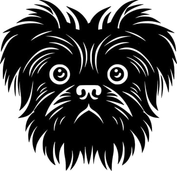 Premium Affenpinscher Logo Design - High-Quality Illustration for T-Shirts, Mugs and More - Perfect Gift Idea vector