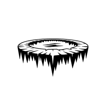 Fractured Stone Circle, Ethereal Isolation vector