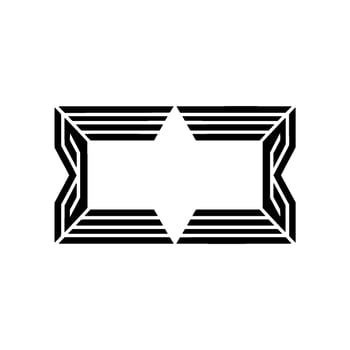 Geometric Frame, Minimalist , Abstract Composition - Minimalism vector