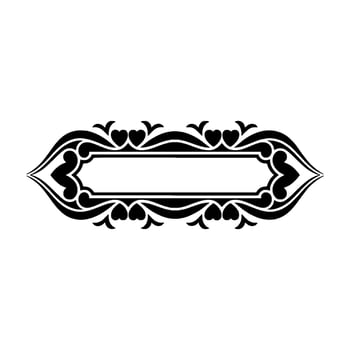 Elegant Vintage Border, Decorative Frame, Ornate vector