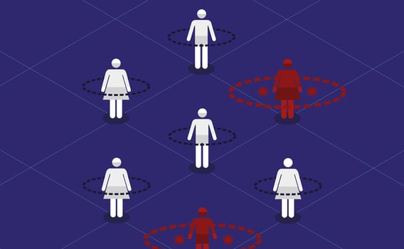 infection for virus distribution on blue background vector