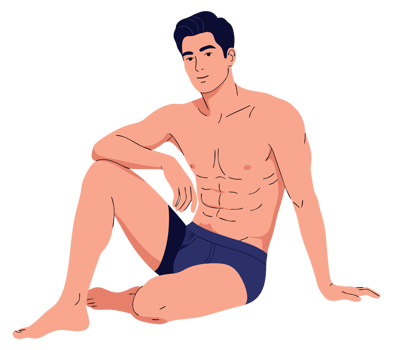 Athletic and Fit Male Model Posing in Casual Attire, Representing a Healthy Lifestyle with a Focus on Fitness and Body Confidence png