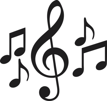 Artistic Representation of Musical Concepts Featuring Treble Clef, Notes, Melody, and Harmony for Creative Projects and Artistic Expressions png
