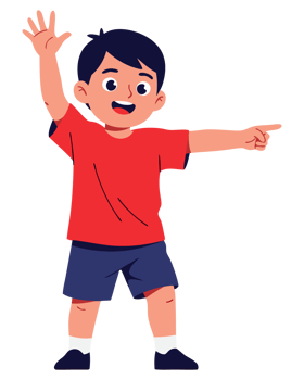 Energetic Child Engaging in Playful Activities, Expressing Happiness and Joy While Running Outdoors in a Bright and Cheerful Environment png
