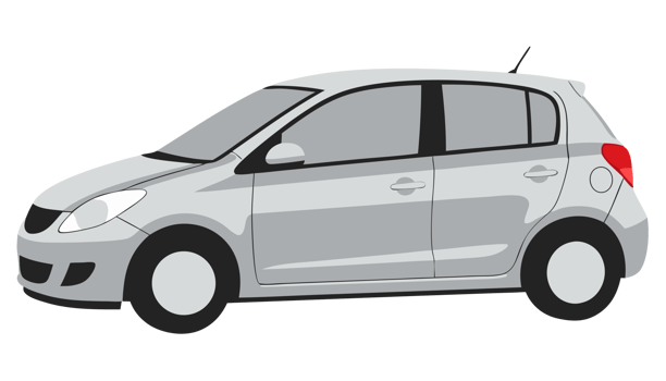 Grey Hatchback Car for Travel and Driving Adventures, Perfect for Road Trips and Urban Journeys, Ideal for Daily Commuting and Weekend Getaways png
