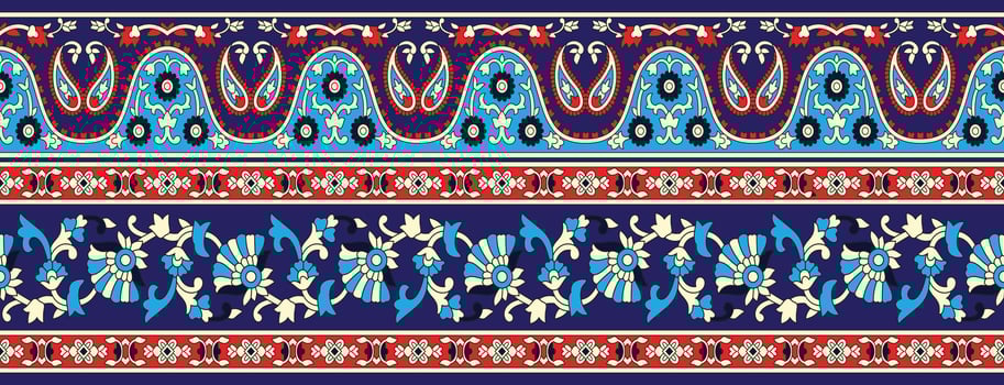 beautiful graphic saree design and this sari design is in Indian style which is for textile fashion industry and it can be used vector