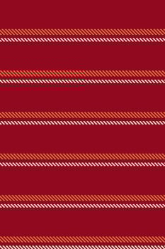 7erfect pattern lines, sixties seamless texture fabric. Loster stripe background vertical textile in red and orange colors. vector