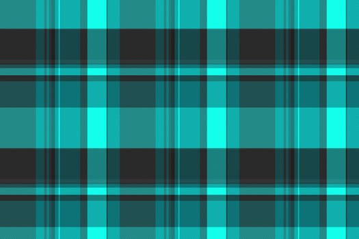 Teal and gray plaid pattern. Ideal as textile design, wrapping paper, or background. Classic, versatile, and visually striking for a wide range of applications. vector