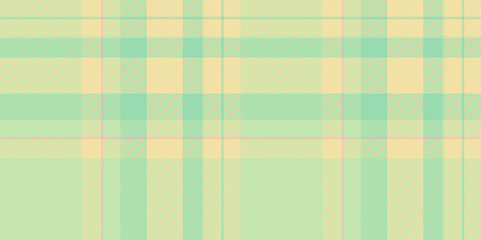 Pastel plaid pattern. Soft mint green and pale yellow intersecting lines create a calming, textured background ideal for websites, branding, textiles, and stationery. vector
