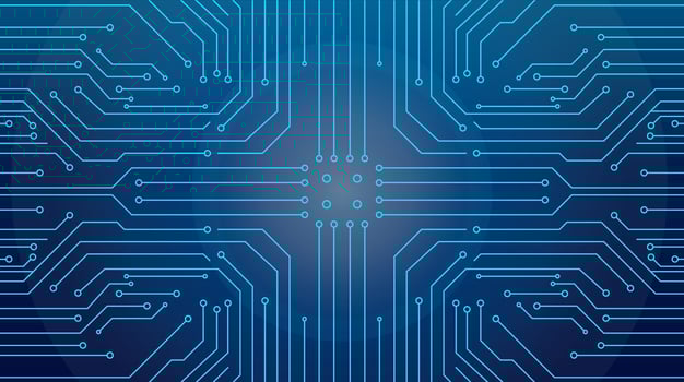 Technology Background AI, Big Data, and Global Connectivity Concepts vector