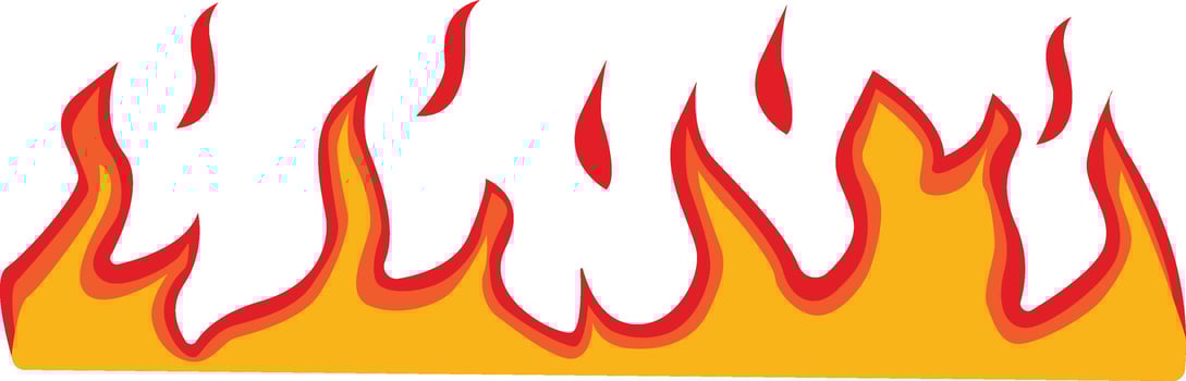 Cartoon Flame Illustration vector