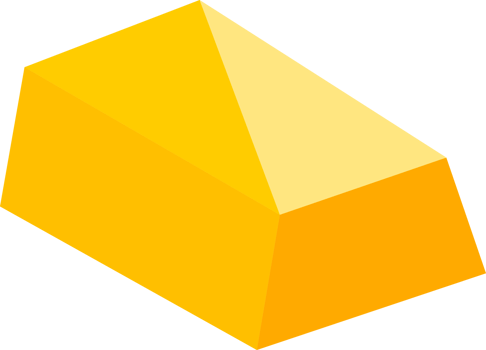 Icon gold bar png