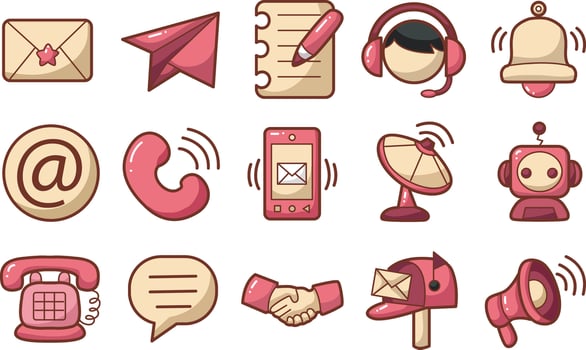 Email and communication icon. vector