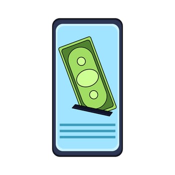 illustration of Deposit vector