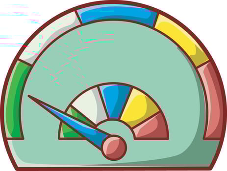 Icon of speed. Cute ecology icon for saving earth. vector