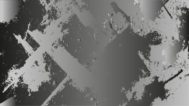 Abstract grunge texture with black and white blurred pattern. Rough gradient background illustration with modern noise and scratch effect. vector