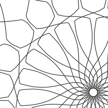 dark spiral radiates from center png