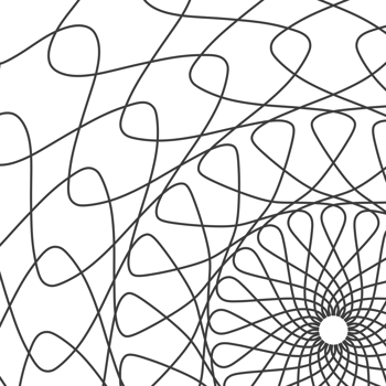 mathematical elegance in black spirals png