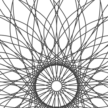decorative spiral with flowing rhythm png