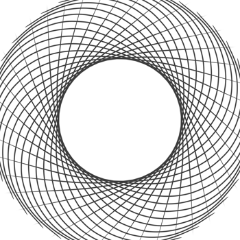 curved lines form spinning illusion png