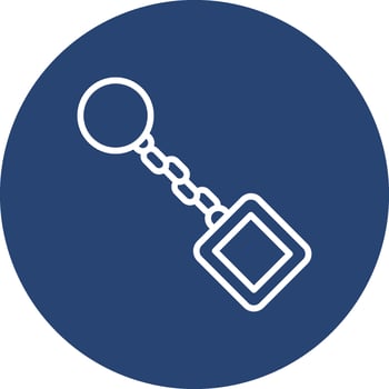 Key Chain Web Style UI Graphic vector