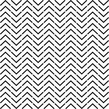 Seamless pattern with black and white Tire Track zigzag lines vector