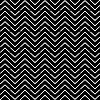 Seamless pattern with zigzag Tire Track Black and white background vector
