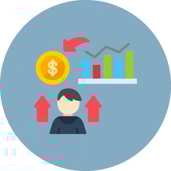Improvement Flat Badge Graphic vector