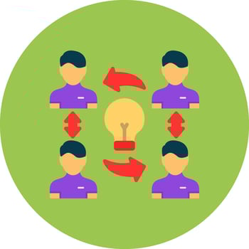 Collaboration Digital Sketch Unit vector