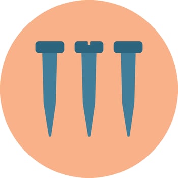 Spike Isometric Icon Unit vector