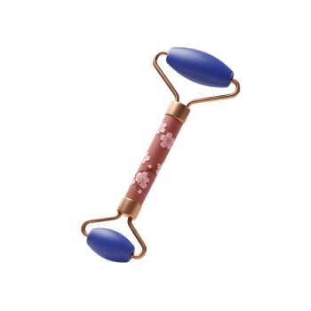 3D Rendered Jade Face Roller Isolated on Transparent Background png