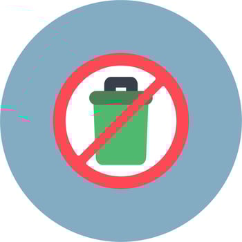 Trash Bin Bright System Form vector