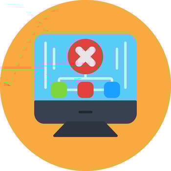 No Connection Clean Line Pattern vector