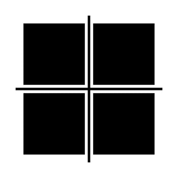 Target icon. Flat black symbol. Pictogram is isolated on a white background. Designed for web and software interfaces. vector