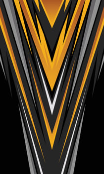 abstract black and orange design vector