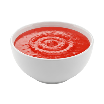 Bowl of Red Tomato Ketchup or Sauce png