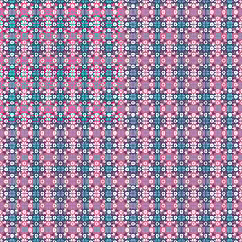 Colorful floral pattern design vector