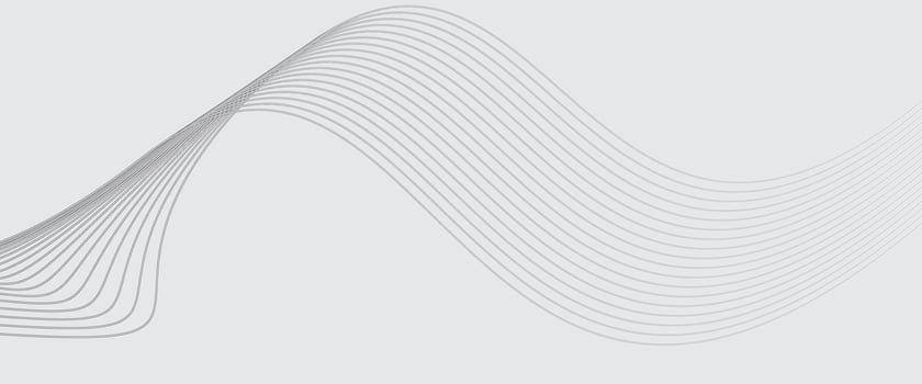 Elegant Light Grey Abstract Wave Background with Smooth Line Flow vector